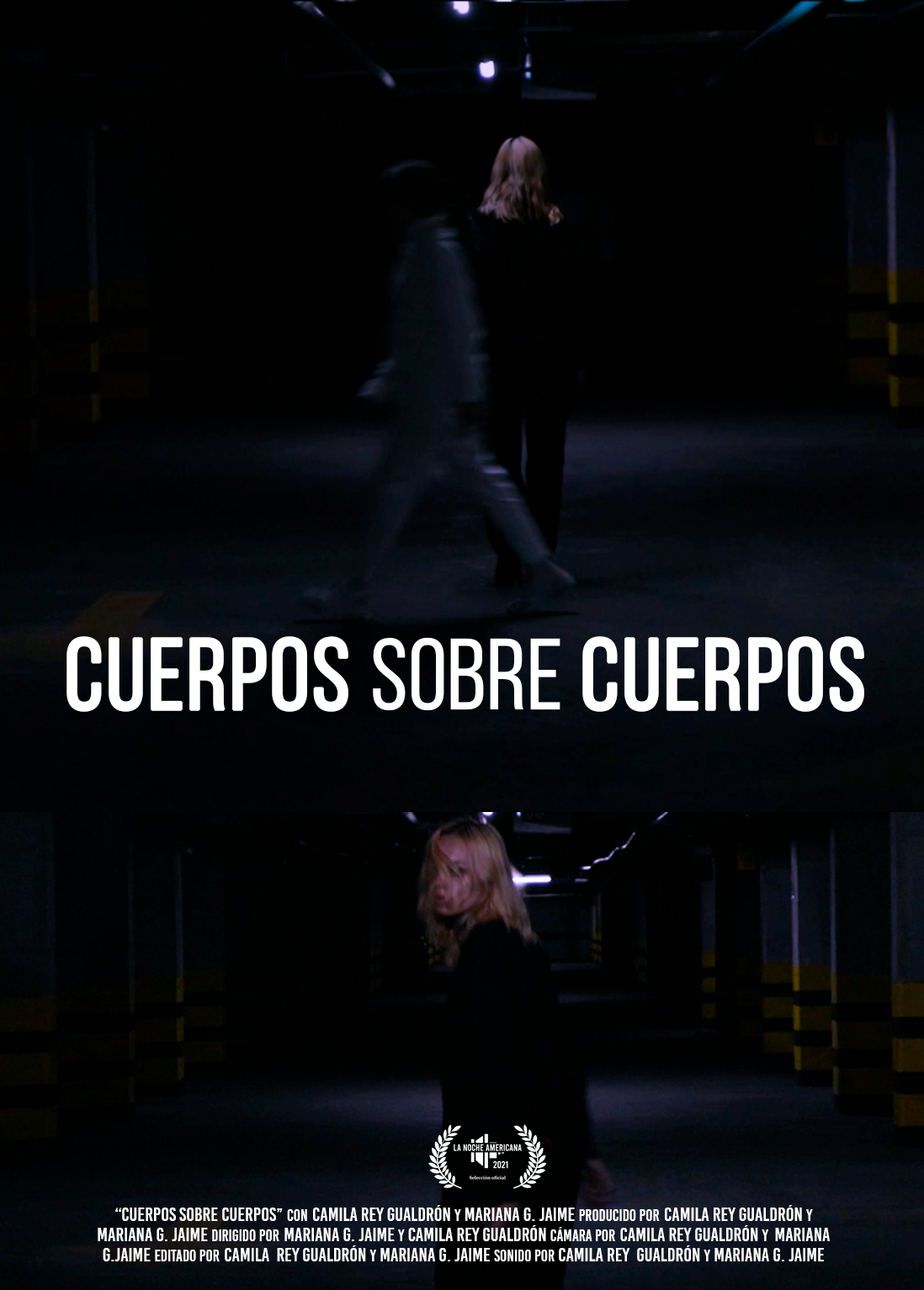 Afiche del cortometraje Cuerpos sobre cuerpos