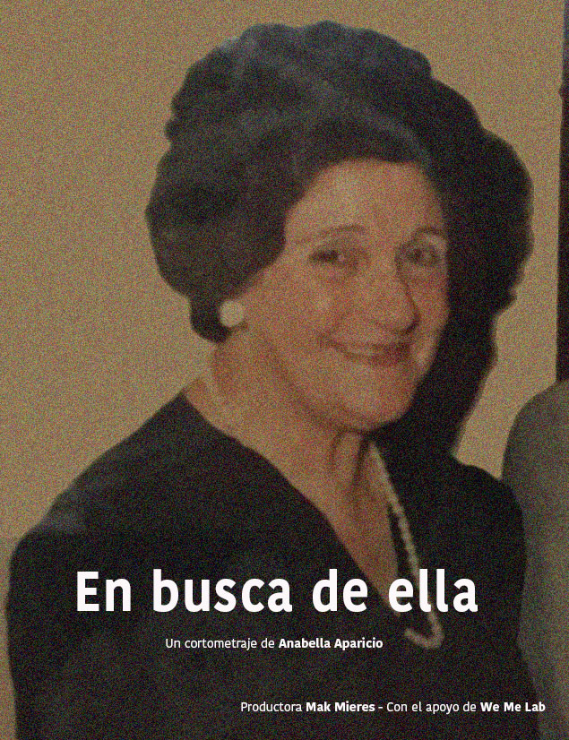 Afiche del cortometraje En busca de ella